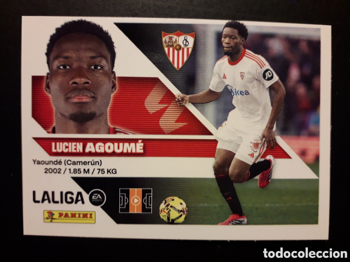 Cromos de f&uacute;tbol: AGOUM&Eacute; SEVILLA N&deg; 12 ED ESTE 2026 2027 26 27 SIN PEGAR PEDIDO M&Iacute;NIMO 3&euro;