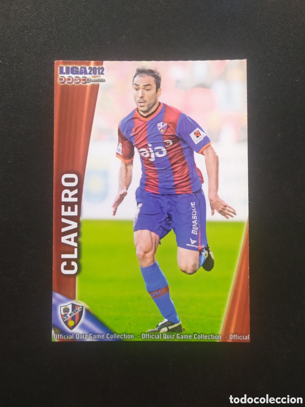 Cromos de f&uacute;tbol: Mundicromo fichas Liga 2011 2012 11 12 Clavero n &deg; 991 Huesca