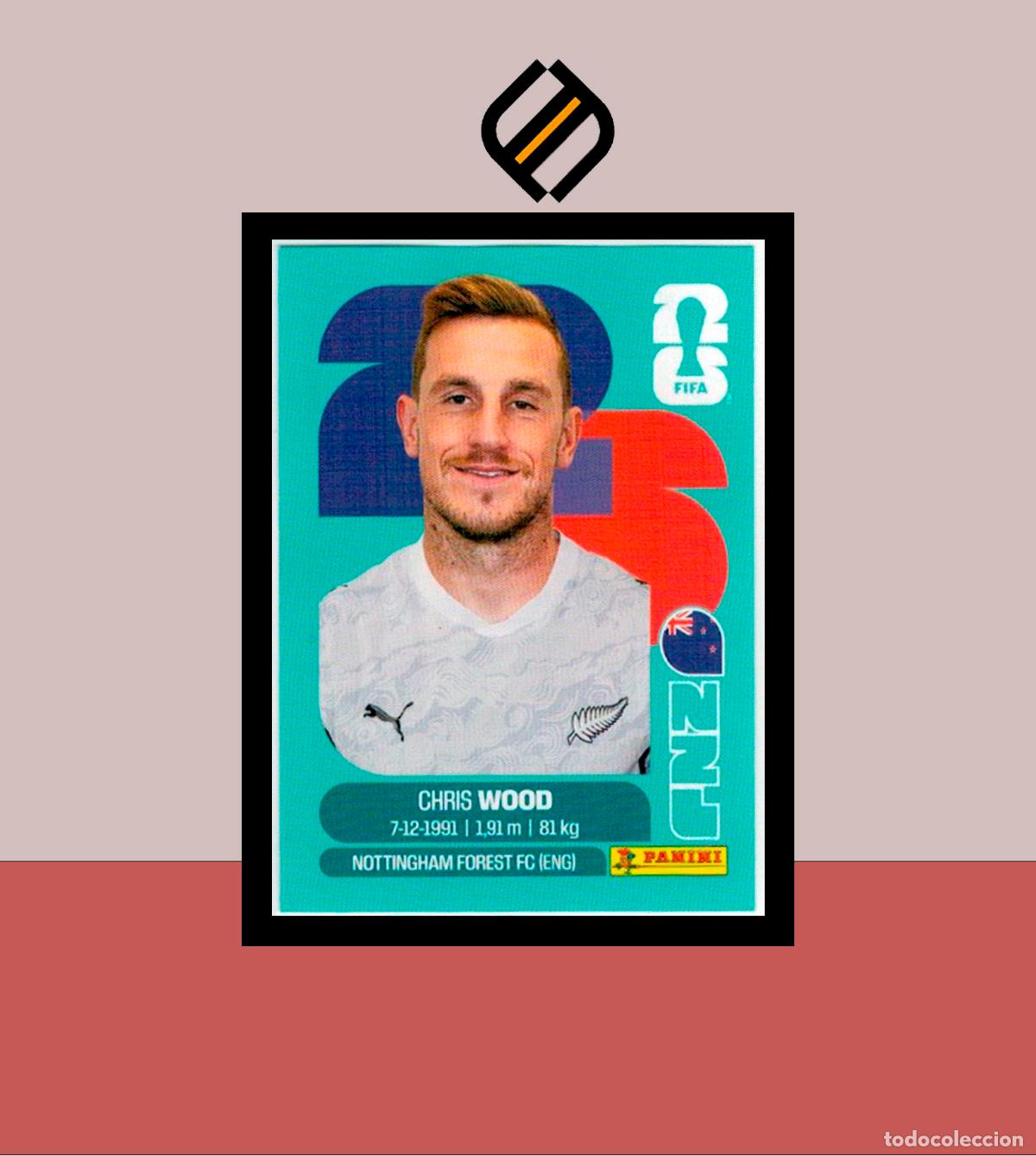 Cromos de f&uacute;tbol: PANINI FIFA CLUB WORLD CUP 2026 26 NZL 17 CHRIS WOOD NUEVA ZELANDA STICKER MUNDIAL MEX CAN USA