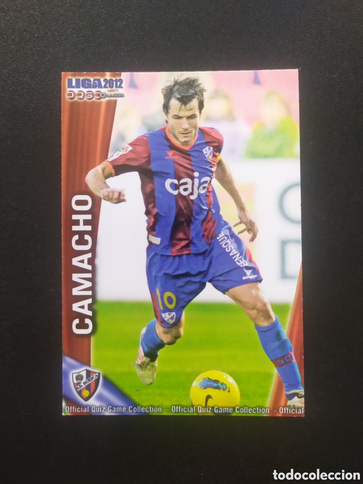 Cromos de f&uacute;tbol: Mundicromo fichas Liga 2011 2012 11 12 Camacho n &deg; 996 Huesca
