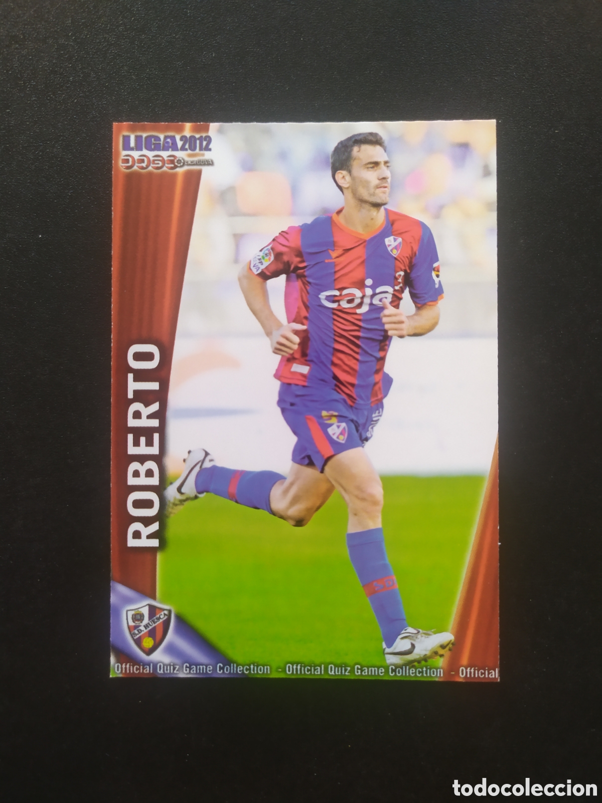 Cromos de f&uacute;tbol: Mundicromo fichas Liga 2011 2012 11 12 Roberto n &deg; 1001 Huesca