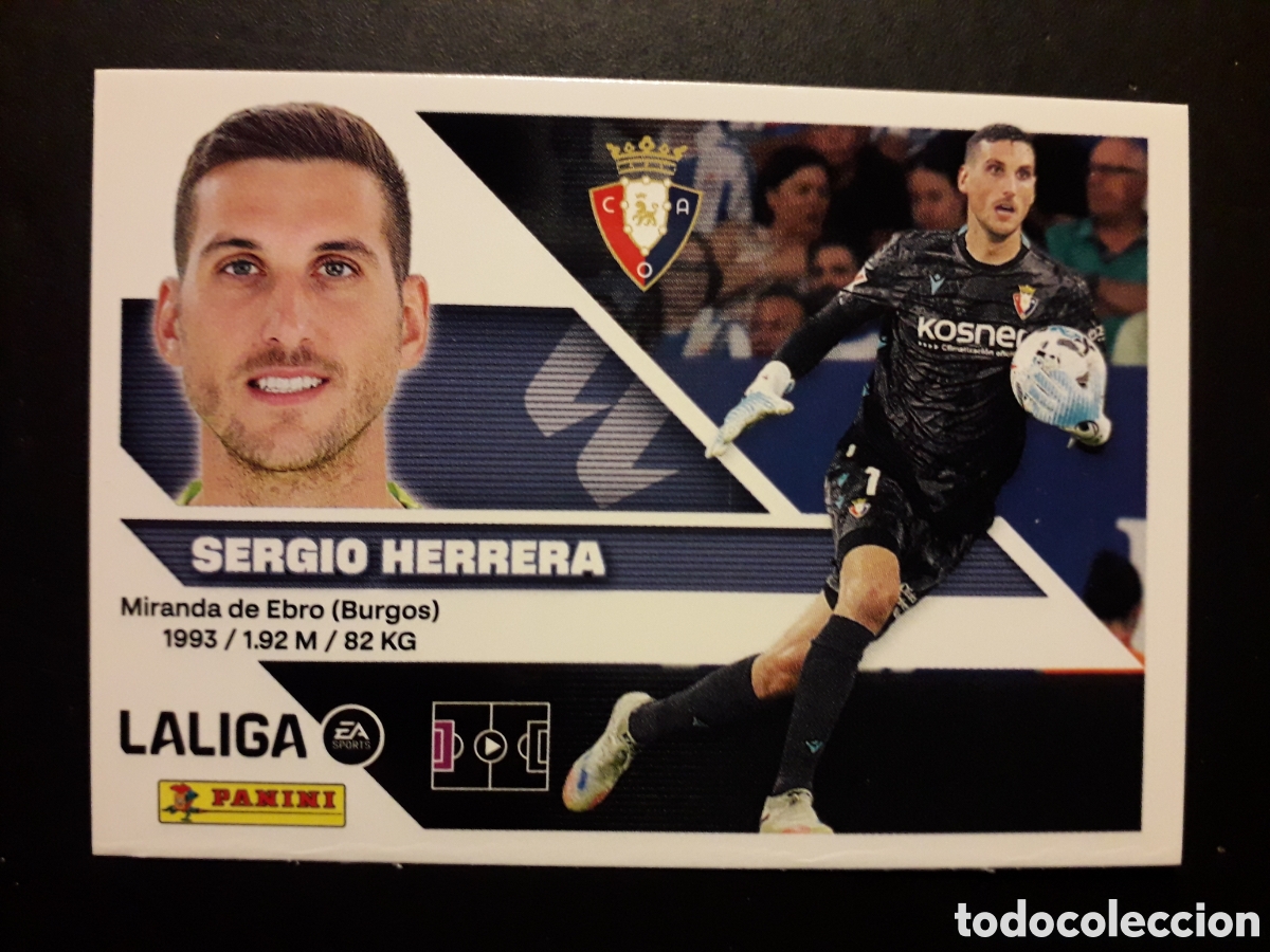 Cromos de f&uacute;tbol: SERGIO HERRERA OSASUNA N&deg; 3 ED ESTE 2026 2027 26 27 SIN PEGAR PEDIDO M&Iacute;NIMO 3&euro;