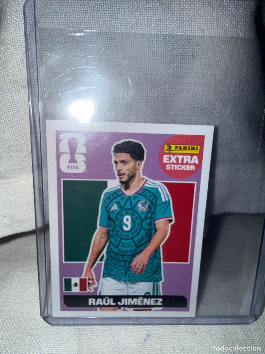 Cromos de f&uacute;tbol: Ra&uacute;l Jim&eacute;nez ExtraSticker Base