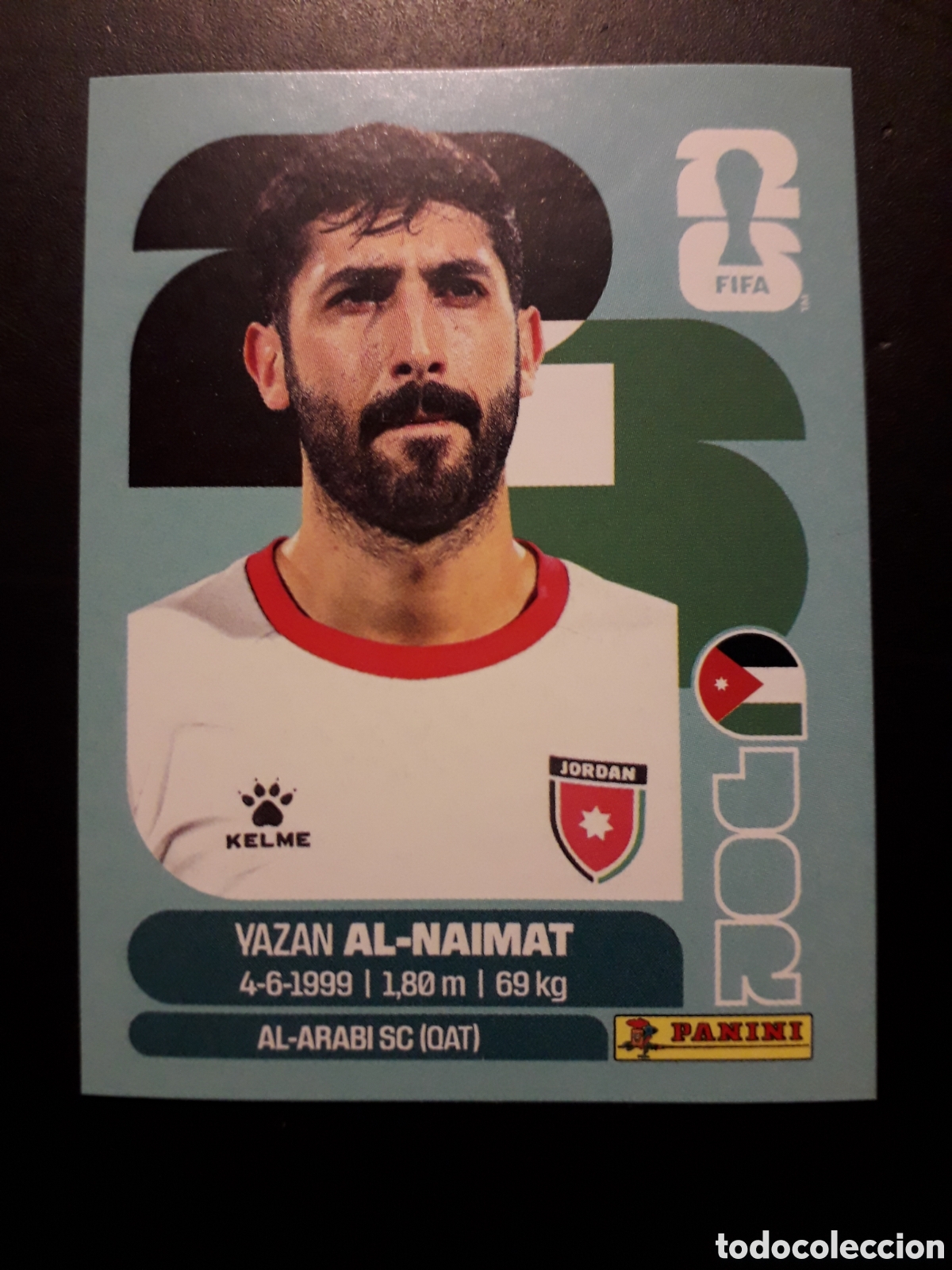 Cromos de f&uacute;tbol: AL NAIMAT JORDANIA JOR 16 MUNDIAL F&Uacute;TBOL 2026 FIFA WORLD CUP PANINI SIN PEGAR PEDIDO M&Iacute;NIMO 3&euro;