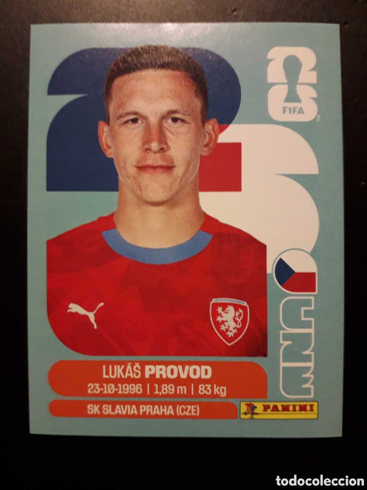 Cromos de f&uacute;tbol: PROVOD REP CHECA/CHEQUIA CZE 10 MUNDIAL F&Uacute;TBOL 2026 FIFA WORLD CUP PANINI SIN PEGAR PEDIDO M&Iacute;NIMO 3&euro;