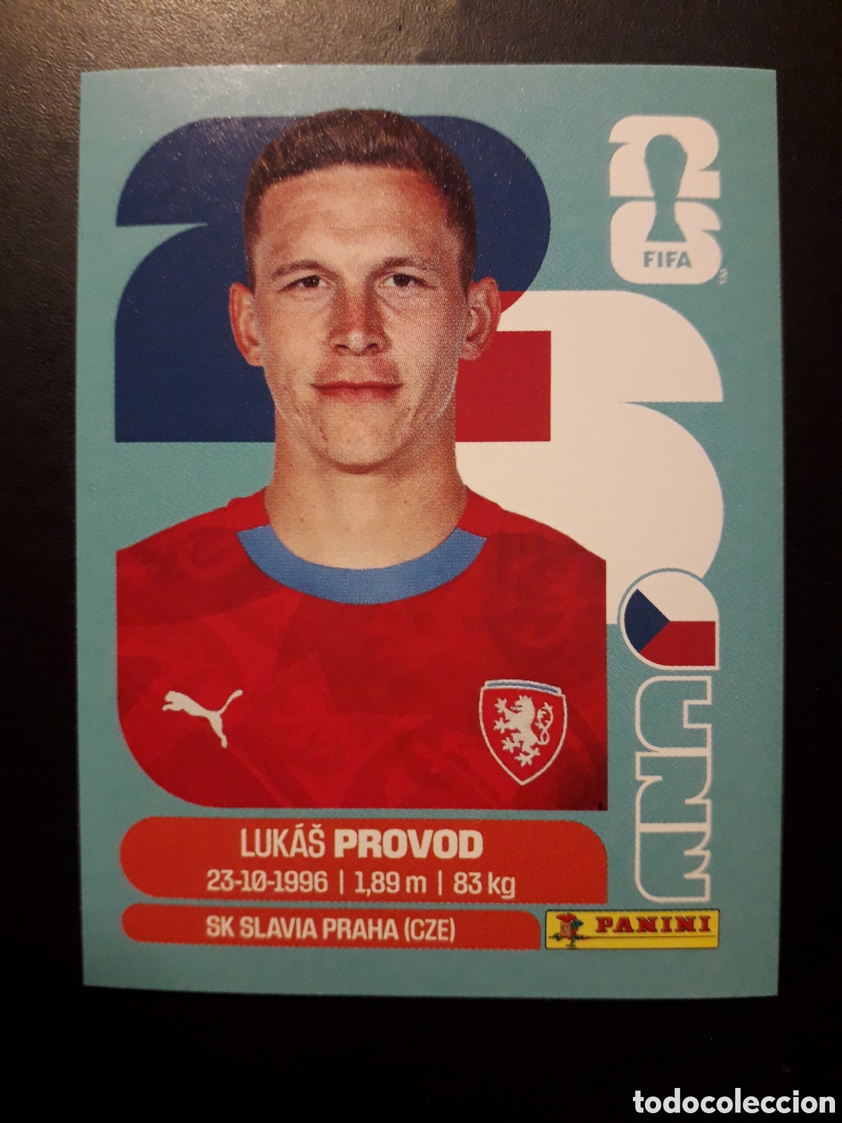 Cromos de f&uacute;tbol: PROVOD REP CHECA/CHEQUIA CZE 10 MUNDIAL F&Uacute;TBOL 2026 FIFA WORLD CUP PANINI SIN PEGAR PEDIDO M&Iacute;NIMO 3&euro;