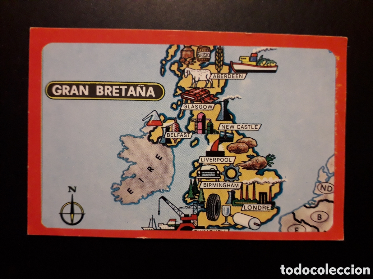 Cromos de f&uacute;tbol: GRAN BRETA&Ntilde;A ECONOM&Iacute;A, TODA EUROPA, DIFUSORA DE CULTURA 1976 N&deg; 222 SIN PEGAR PEDIDO M&Iacute;NIMO 3&euro;