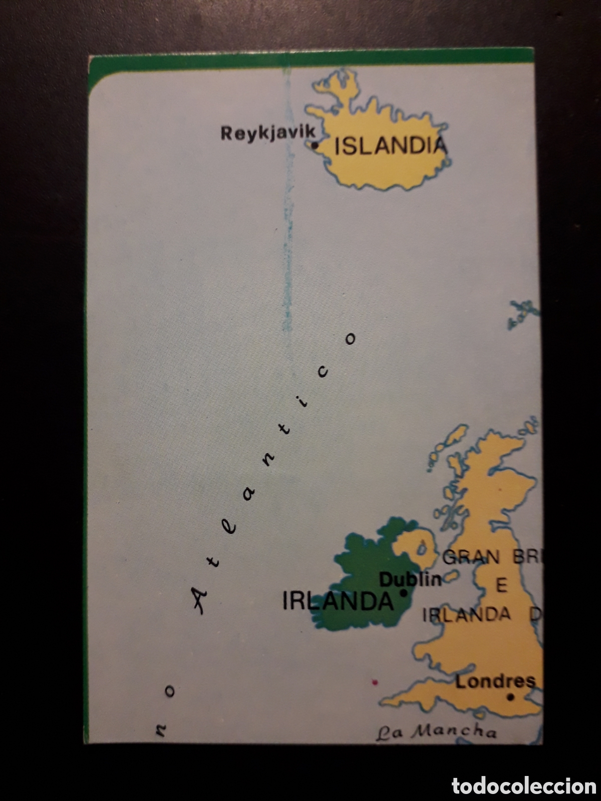 Cromos de f&uacute;tbol: MAPA, TODA EUROPA, DIFUSORA DE CULTURA 1976 N&deg; 7 SIN PEGAR PEDIDO M&Iacute;NIMO 3&euro;
