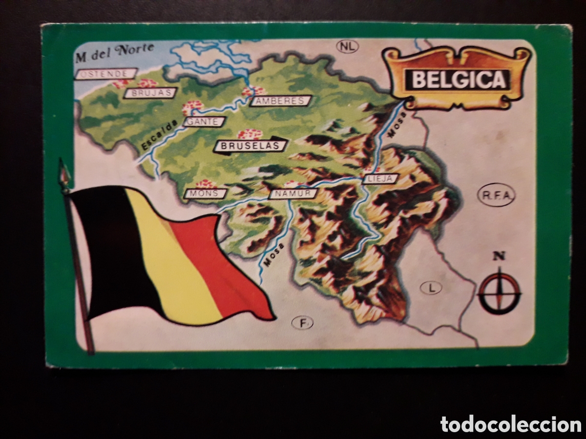 Cromos de f&uacute;tbol: BELGICA, TODA EUROPA, DIFUSORA DE CULTURA 1976 N&deg; 13 SIN PEGAR PEDIDO M&Iacute;NIMO 3&euro;