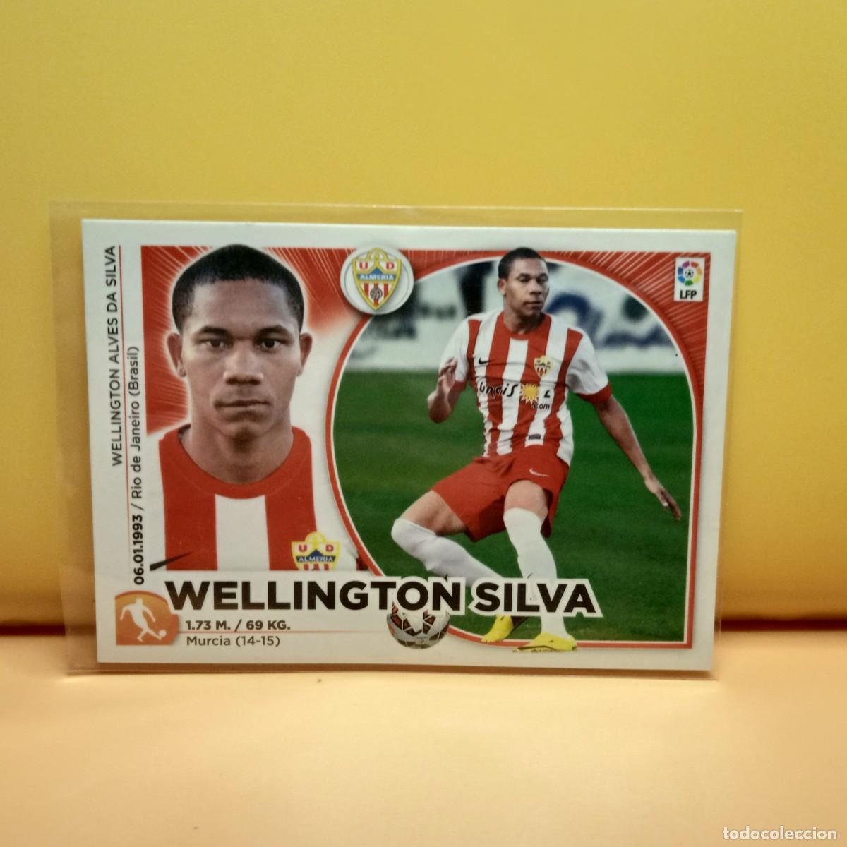 Cromos de f&uacute;tbol: EDICIONES ESTE 2014 2015 14 15 U.D ALMER&Iacute;A WELLINGTON SILVA 13