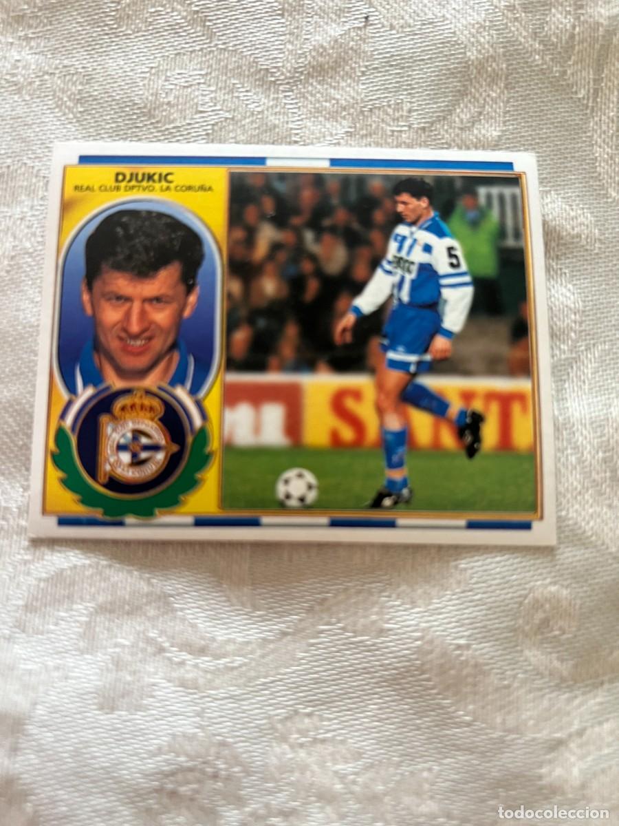 Cartes &agrave; collectionner de Football: DJUKIC DEPORTIVO LA CORU&Ntilde;A SIN PEGAR EDICIONES ESTE 1996-97