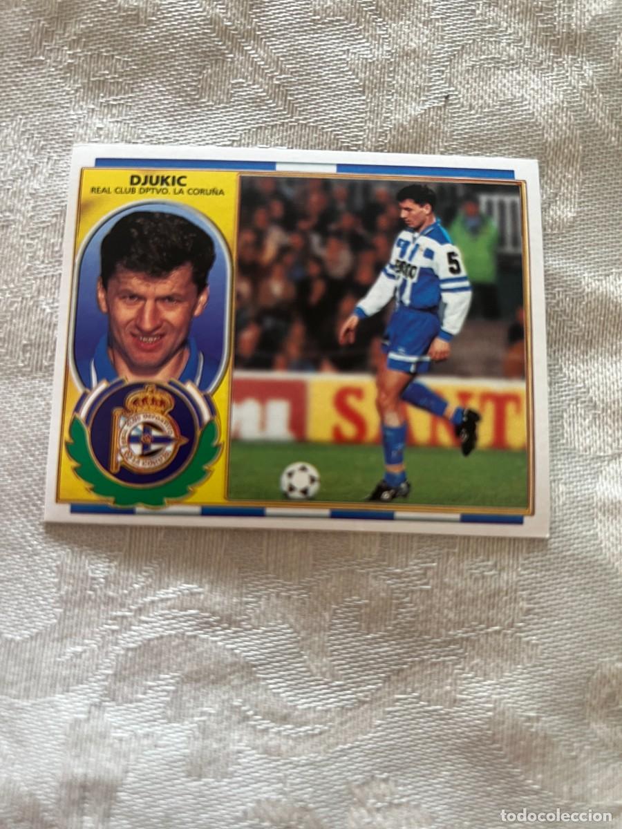 Cartes &agrave; collectionner de Football: DJUKIC DEPORTIVO LA CORU&Ntilde;A SIN PEGAR EDICIONES ESTE 1996-97