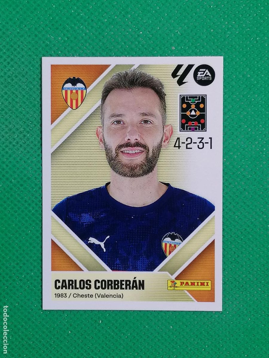 Cromos de f&uacute;tbol: 2 CARLOS CORBERAN VALENCIA ⚽ PANINI LIGA ESTE 26 27 2026 2027 ⚽