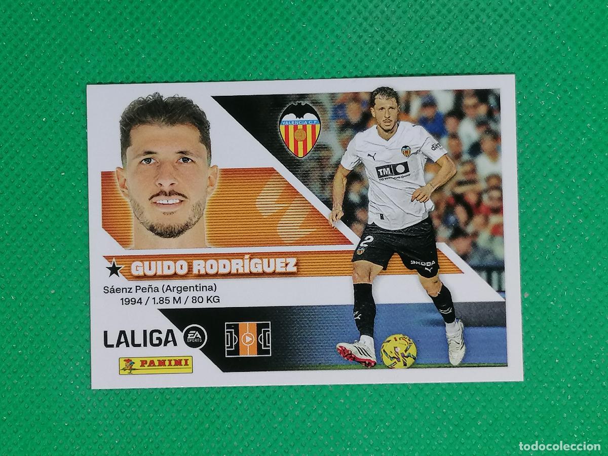 Cromos de f&uacute;tbol: 12 GUIDO RODRIGUEZ VALENCIA ⚽ PANINI LIGA ESTE 26 27 2026 2027 ⚽