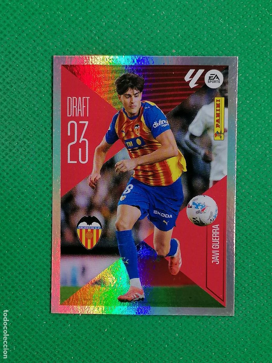 Cromos de f&uacute;tbol: 12 JAVI GUERRA VALENCIA DRAFT 23 ⚽ PANINI LIGA ESTE 26 27 2026 2027 ⚽