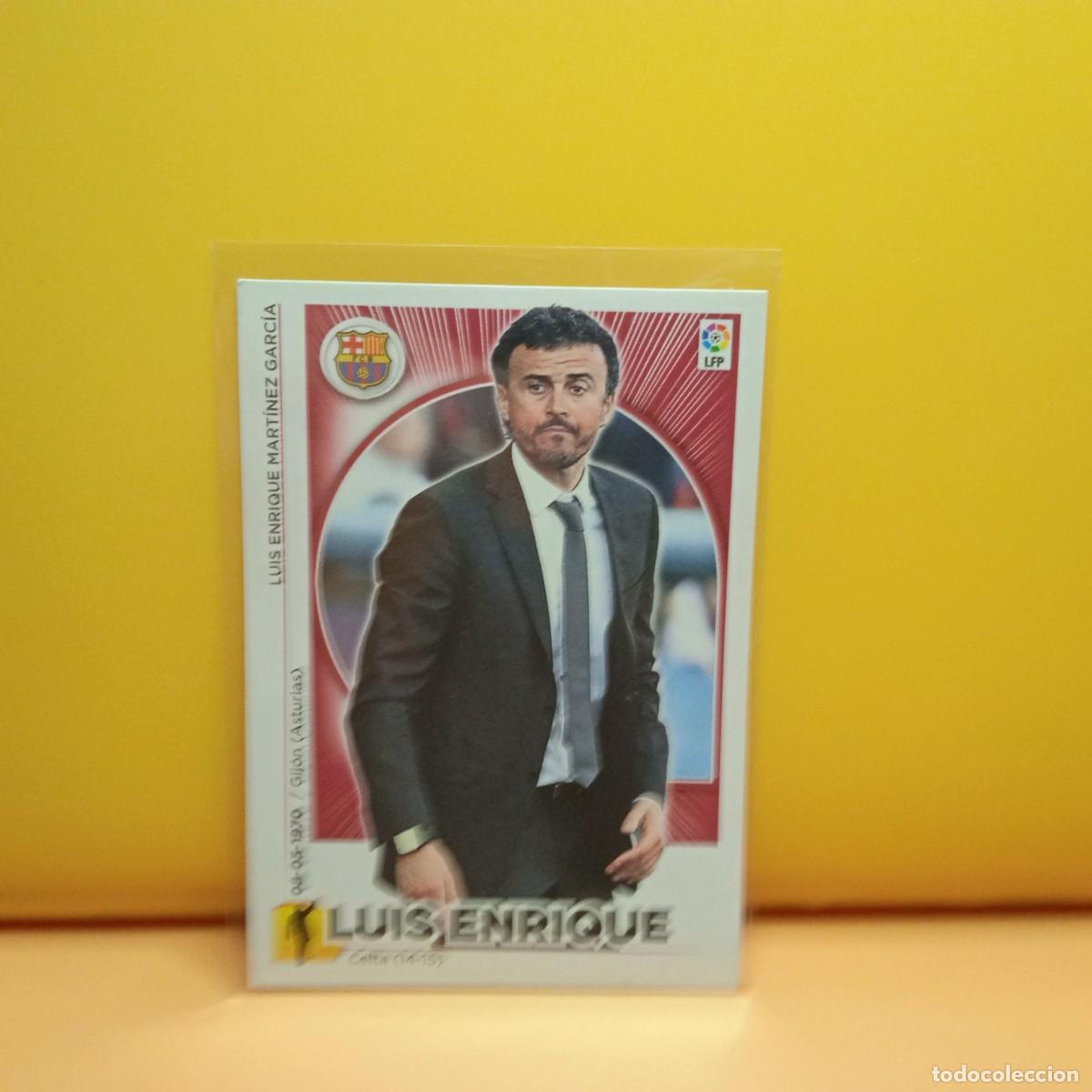 Cromos de f&uacute;tbol: EDICIONES ESTE 2014 2015 14 15 F.C BARCELONA LUIS ENRIQUE 22