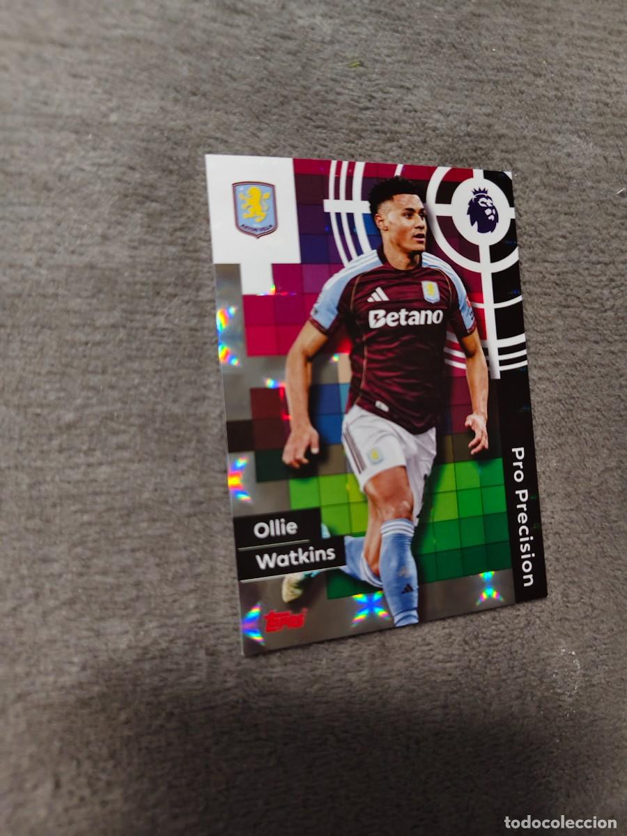 Cromos de f&uacute;tbol: 402 PREMIER LEAGUE 2025 26 OLLIE WATKINS ASTON VILLA PRO PRECISION TOPPS 25 2026 TRADING CARDS AAL