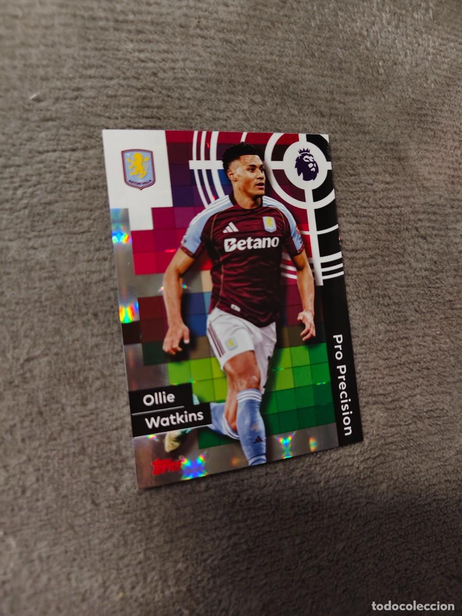 Cromos de f&uacute;tbol: 402 PREMIER LEAGUE 2025 26 OLLIE WATKINS ASTON VILLA PRO PRECISION TOPPS 25 2026 TRADING CARDS AAL