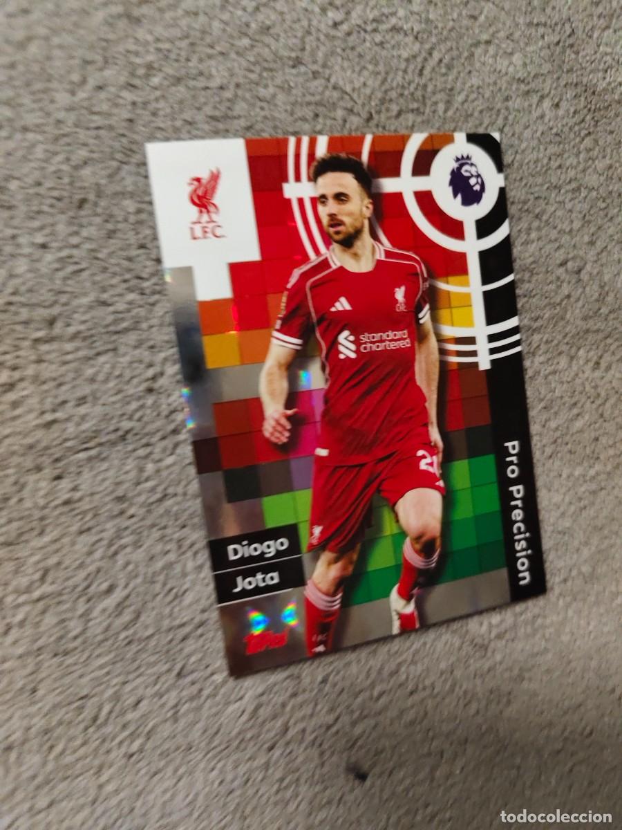 Cromos de f&uacute;tbol: 410 PREMIER LEAGUE 2025 26 DIOGO JOTA LIVERPOOL PRO PRECISION TOPPS 25 2026 TRADING CARDS AAL