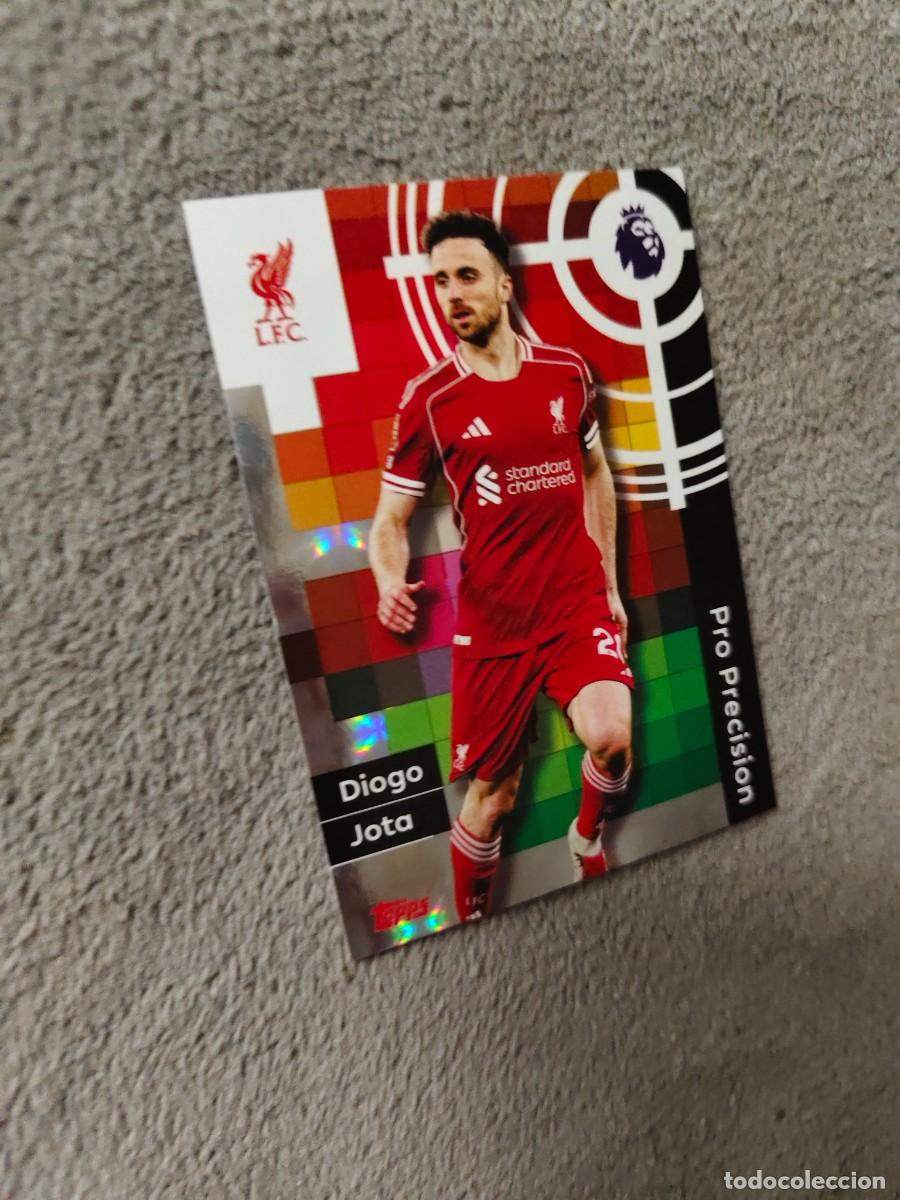Cromos de f&uacute;tbol: 410 PREMIER LEAGUE 2025 26 DIOGO JOTA LIVERPOOL PRO PRECISION TOPPS 25 2026 TRADING CARDS AAL