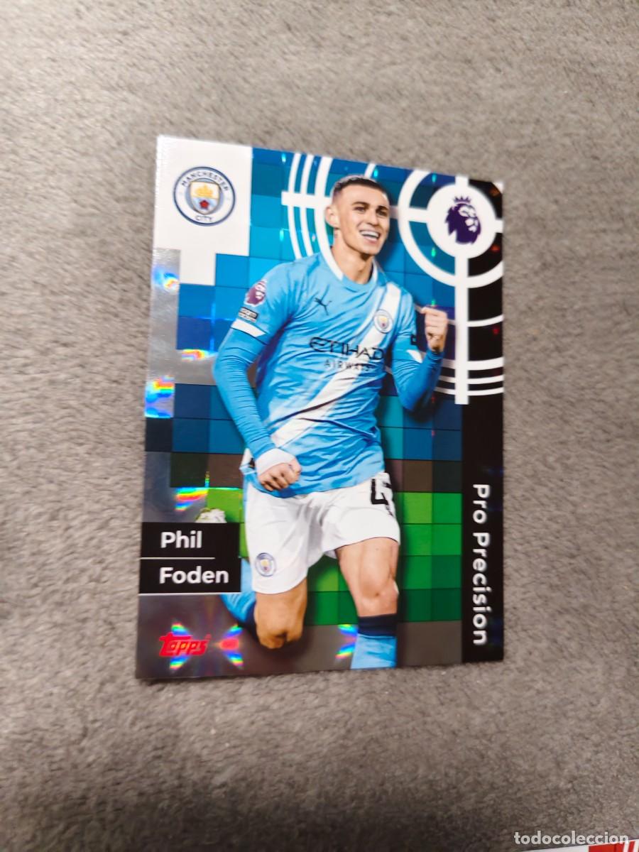 Cromos de f&uacute;tbol: 411 PREMIER LEAGUE 2025 26 PHIL FODEN MANCHESTER CITY PRO PRECISION TOPPS 25 2026 TRADING CARDS AAL
