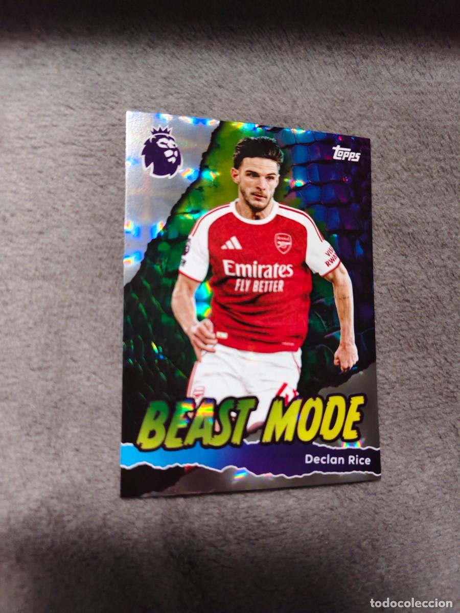 Cromos de f&uacute;tbol: 421 PREMIER LEAGUE 2025 26 DECLAN RICE ARSENAL BEAST MODE TOPPS 25 2026 TRADING CARDS AAL