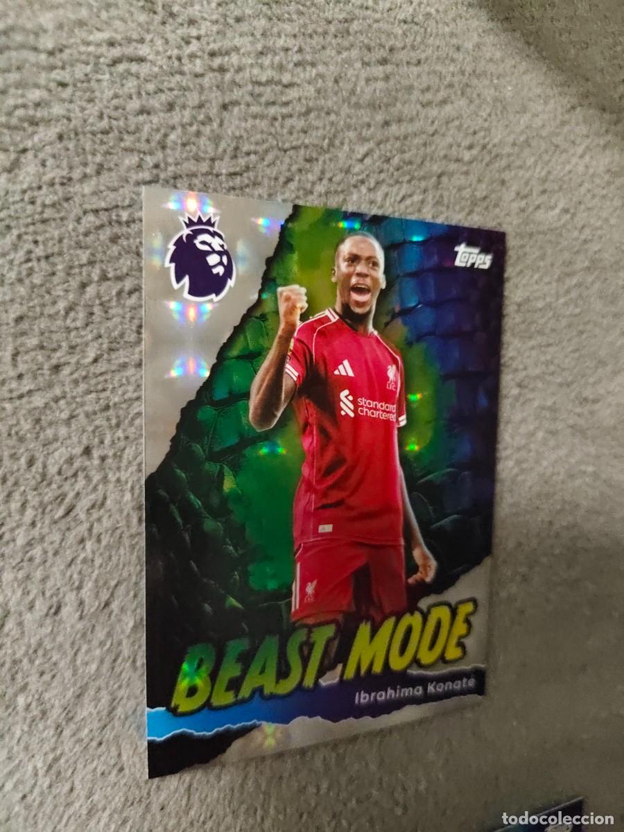 Cromos de f&uacute;tbol: 429 PREMIER LEAGUE 2025 26 IBRAHIMA KONAT&Eacute; LIVERPOOL BEAST MODE TOPPS 25 2026 TRADING CARDS AAL