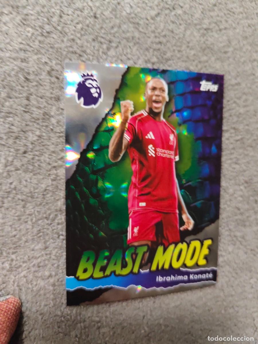 Cromos de f&uacute;tbol: 429 PREMIER LEAGUE 2025 26 IBRAHIMA KONAT&Eacute; LIVERPOOL BEAST MODE TOPPS 25 2026 TRADING CARDS AAL