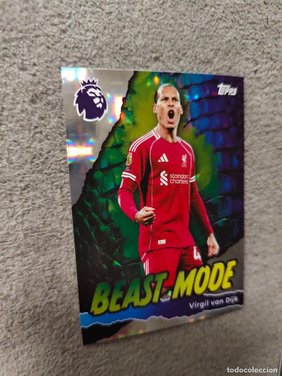 Cromos de f&uacute;tbol: 430 PREMIER LEAGUE 2025 26 VIRGIL VAN DIJK LIVERPOOL BEAST MODE TOPPS 25 2026 TRADING CARDS AAL