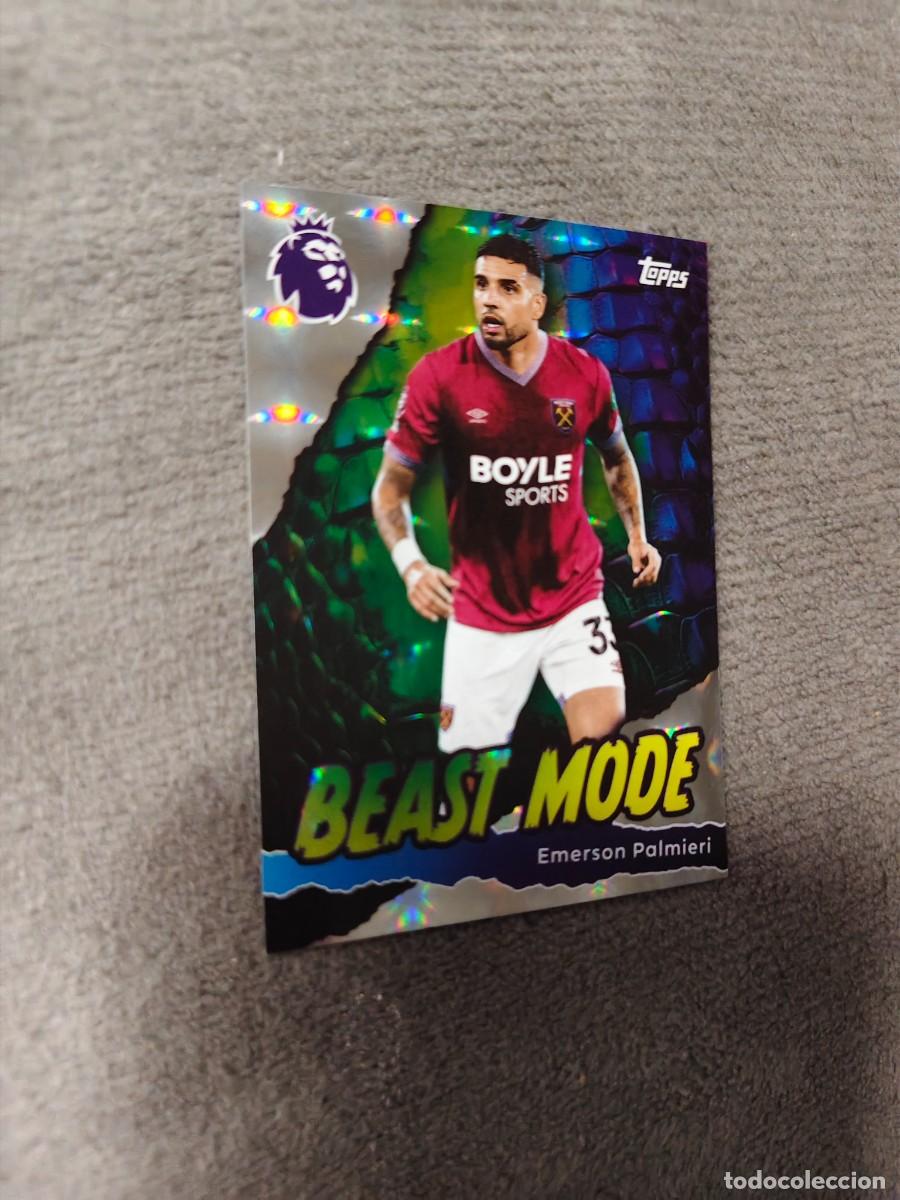 Cromos de f&uacute;tbol: 437 PREMIER LEAGUE 2025 26 EMERSON PALMIERI WEST HAM BEAST MODE TOPPS 25 2026 TRADING CARDS AAL