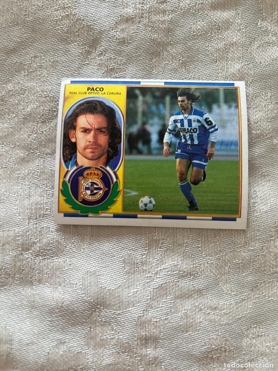 Cromos de f&uacute;tbol: PACO DEPORTIVO LA CORU&Ntilde;A SIN PEGAR EDICIONES ESTE 1996-97