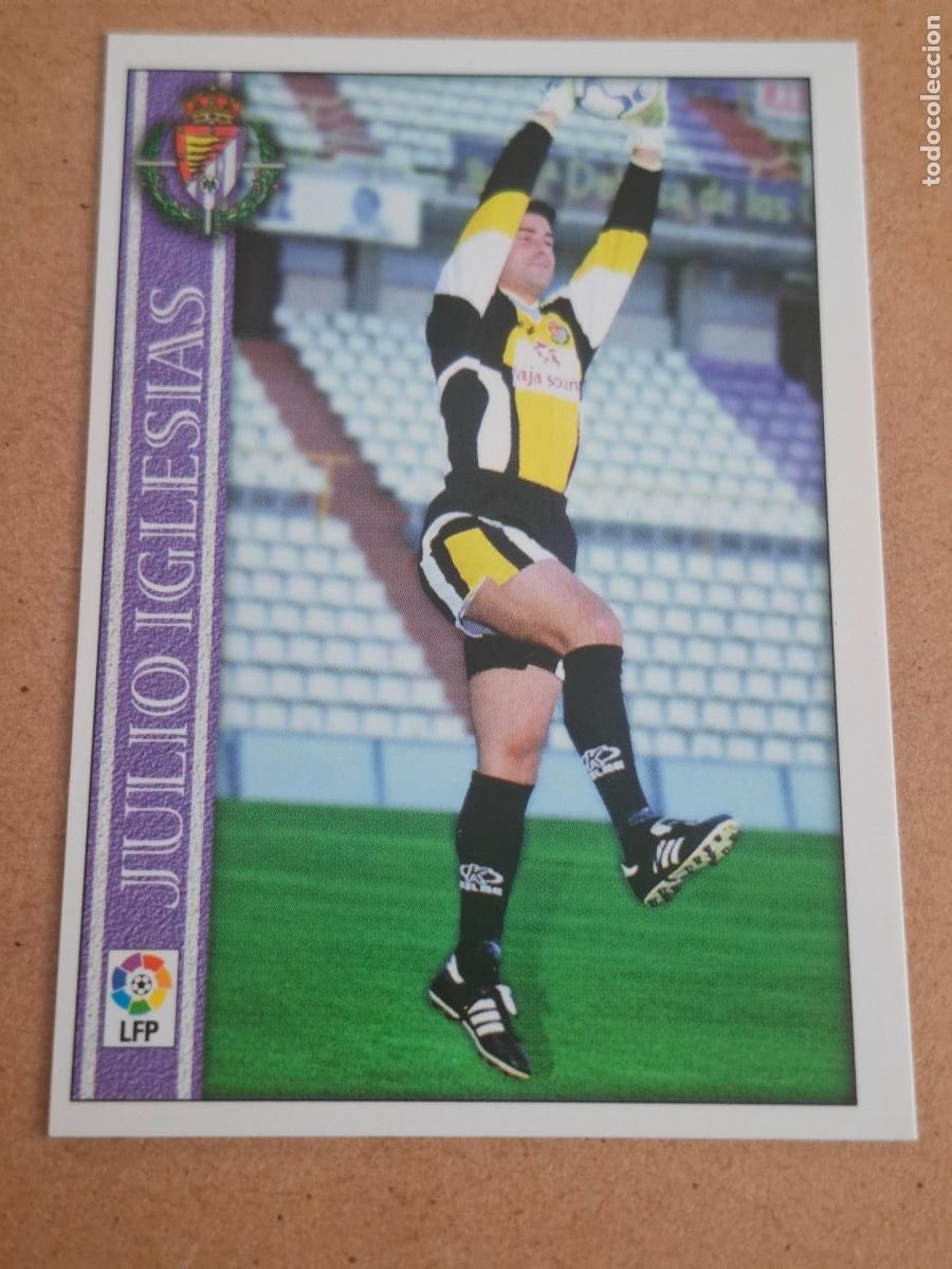 Fu&szlig;ball-Sticker: MUNDICROMO 2000 2001 00 01 - 152 JULIO IGLESIAS ( BAJA ) - REAL VALLADOLID
