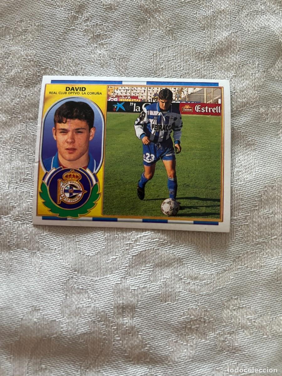 Fu&szlig;ball-Sticker: DAVID DEPORTIVO LA CORU&Ntilde;A SIN PEGAR EDICIONES ESTE 1996-97