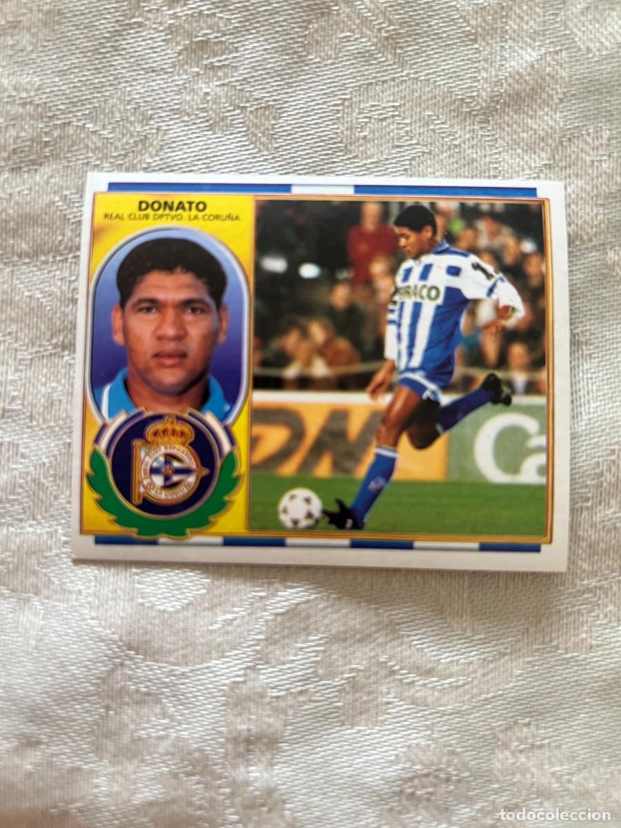 Football Stickers: DONATO DEPORTIVO LA CORU&Ntilde;A SIN PEGAR EDICIONES ESTE 1996-97