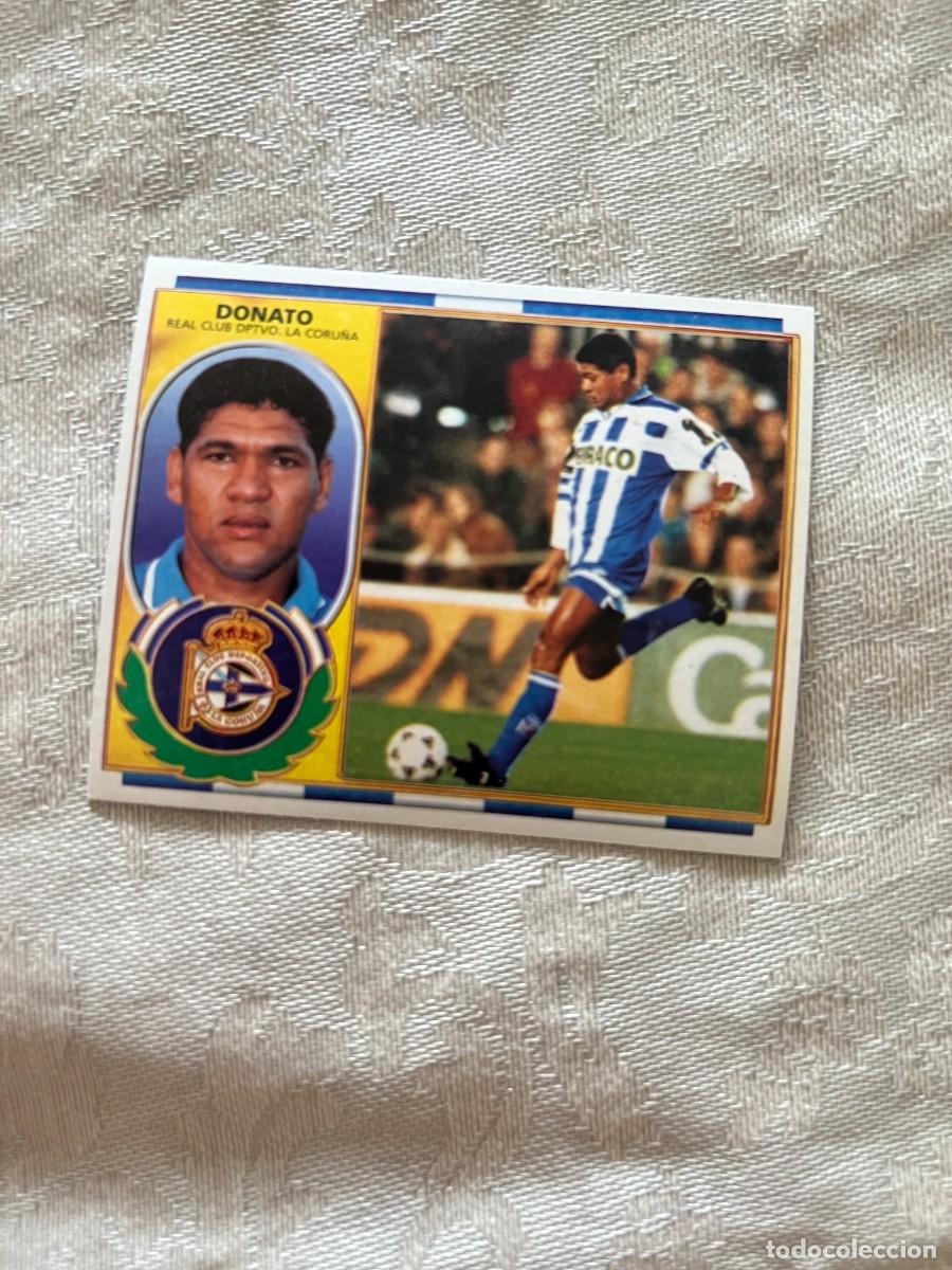 Cromos de f&uacute;tbol: DONATO DEPORTIVO LA CORU&Ntilde;A SIN PEGAR EDICIONES ESTE 1996-97