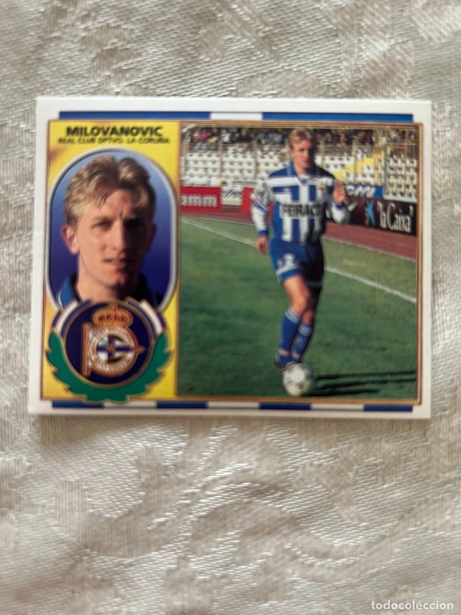 Cromos de f&uacute;tbol: MILOVANOVIC DEPORTIVO LA CORU&Ntilde;A SIN PEGAR EDICIONES ESTE 1996-97