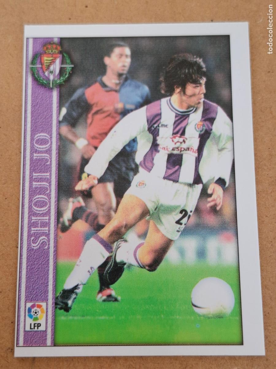 Figurine di Calcio: MUNDICROMO 2000 2001 00 01 - 168 SHOJI JO ( BAJA ) - REAL VALLADOLID
