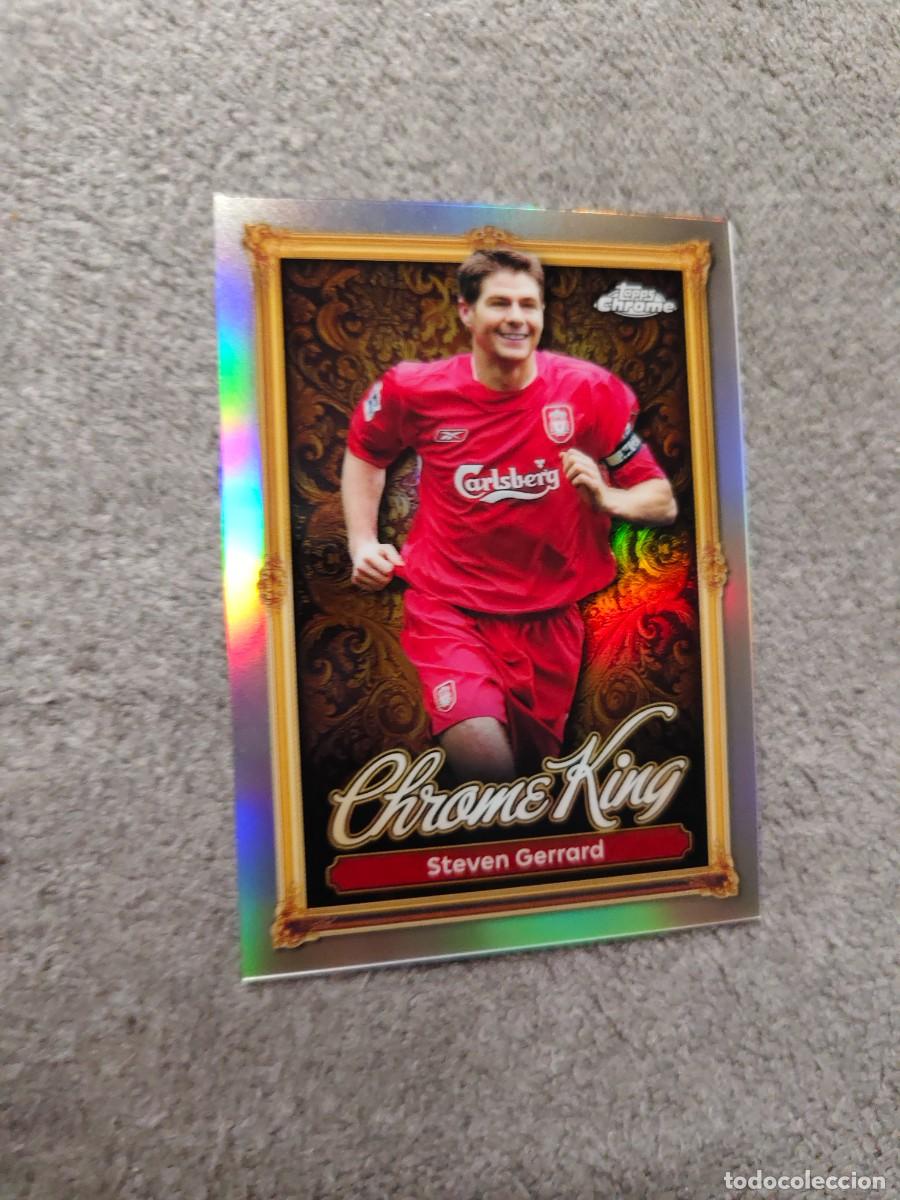 Cromos de f&uacute;tbol: CK12 PREMIER LEAGUE 2025 26 STEVEN GERRARD LIVERPOOL CHROME KING TOPPS 25 2026 TRADING CARDS AAL