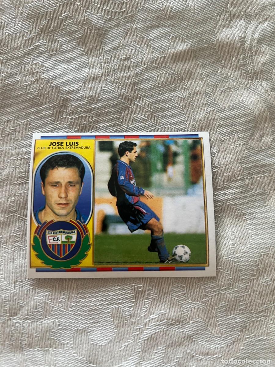 Cromos de f&uacute;tbol: JOS&Eacute; LUISEXTREMADURA SIN PEGAR EDICIONES ESTE 1996-97