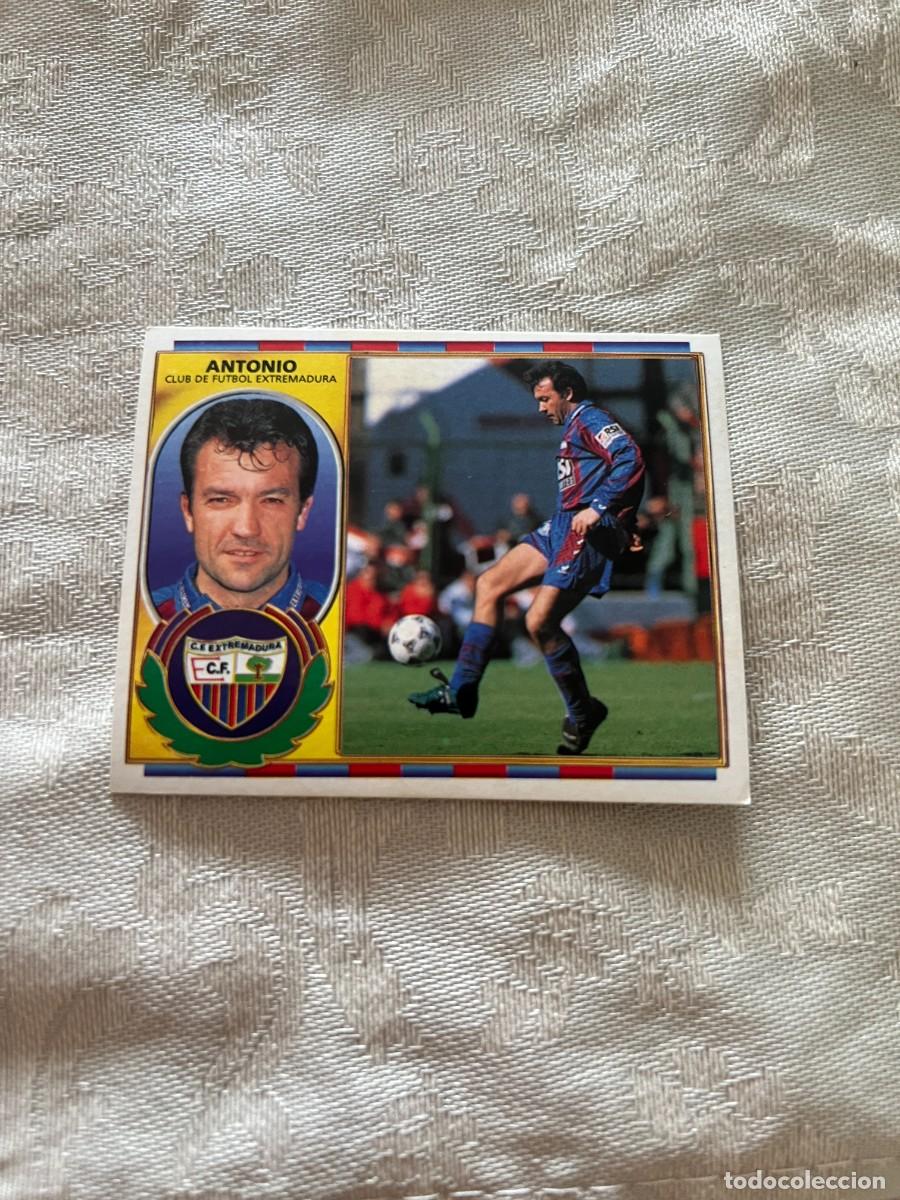 Cromos de f&uacute;tbol: ANTONIO EXTREMADURA SIN PEGAR EDICIONES ESTE 1996-97