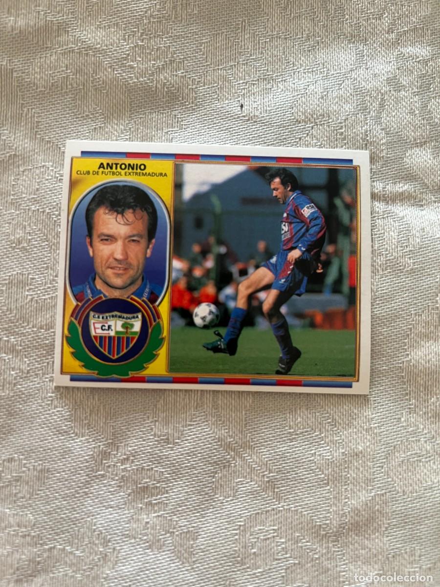 Cromos de f&uacute;tbol: ANTONIO EXTREMADURA SIN PEGAR EDICIONES ESTE 1996-97