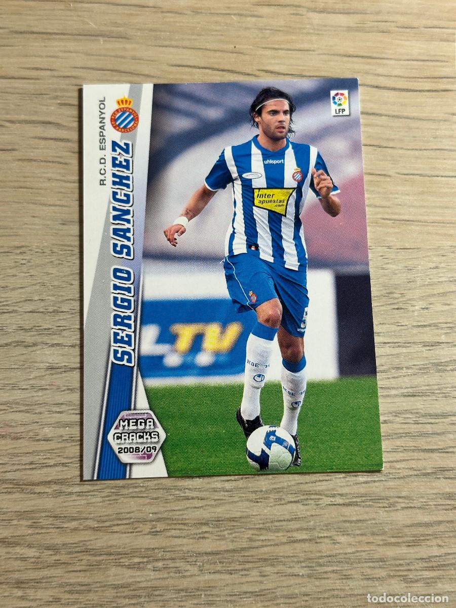 Cromos de f&uacute;tbol: 111 BIS SERGIO SANCHEZ ESPAYOL NUEVA FICHA MEGACRACKS LIGA 2008 2009 PANINI 08 09