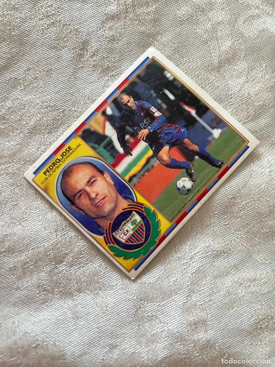 Cromos de f&uacute;tbol: PEDRO JOS&Eacute; EXTREMADURA SIN PEGAR EDICIONES ESTE 1996-97