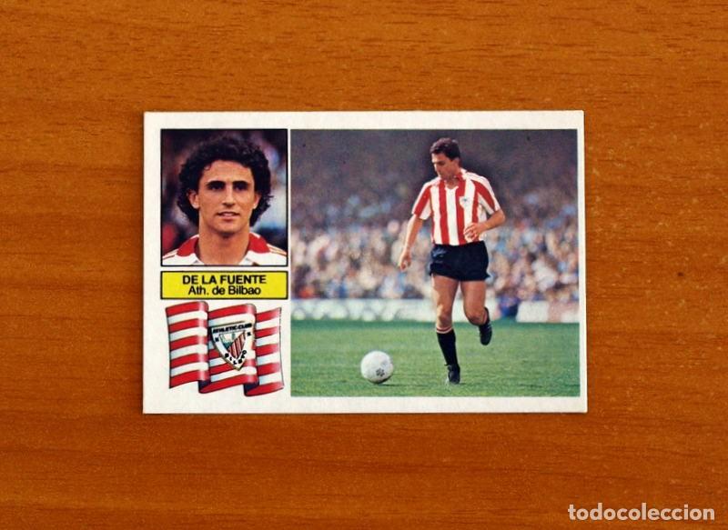 Cromos de f&uacute;tbol: Athletic de Bilbao - De La Fuente - Liga 1982-1983, 82-83 - Ediciones Este - Nunca pegado