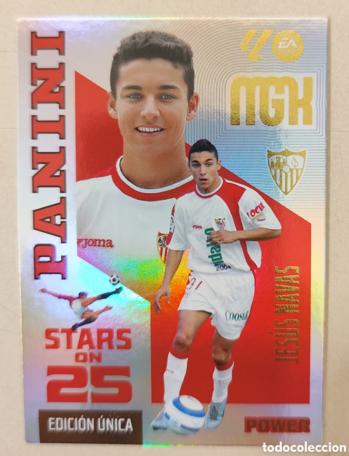 Cromos de f&uacute;tbol: MEGACRACKS STARS ON 25 POWER 2026 2027 437 P JESUS NAVAS 26 27