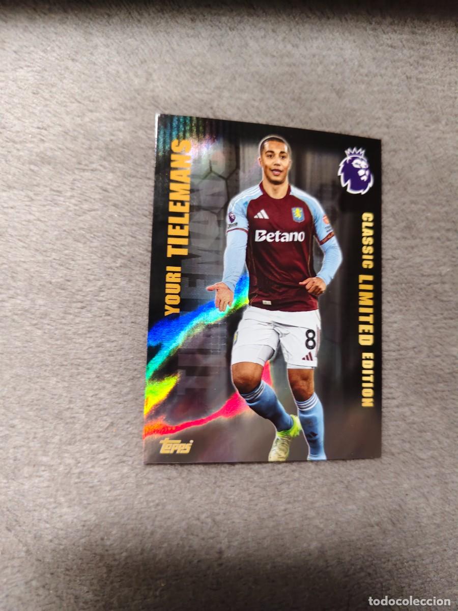Cromos de f&uacute;tbol: LE2 PREMIER LEAGUE 2025 26 TIELEMANS ASTON VILLA LIMITED EDITION CLASSIC TOPPS 25 2026 AAL
