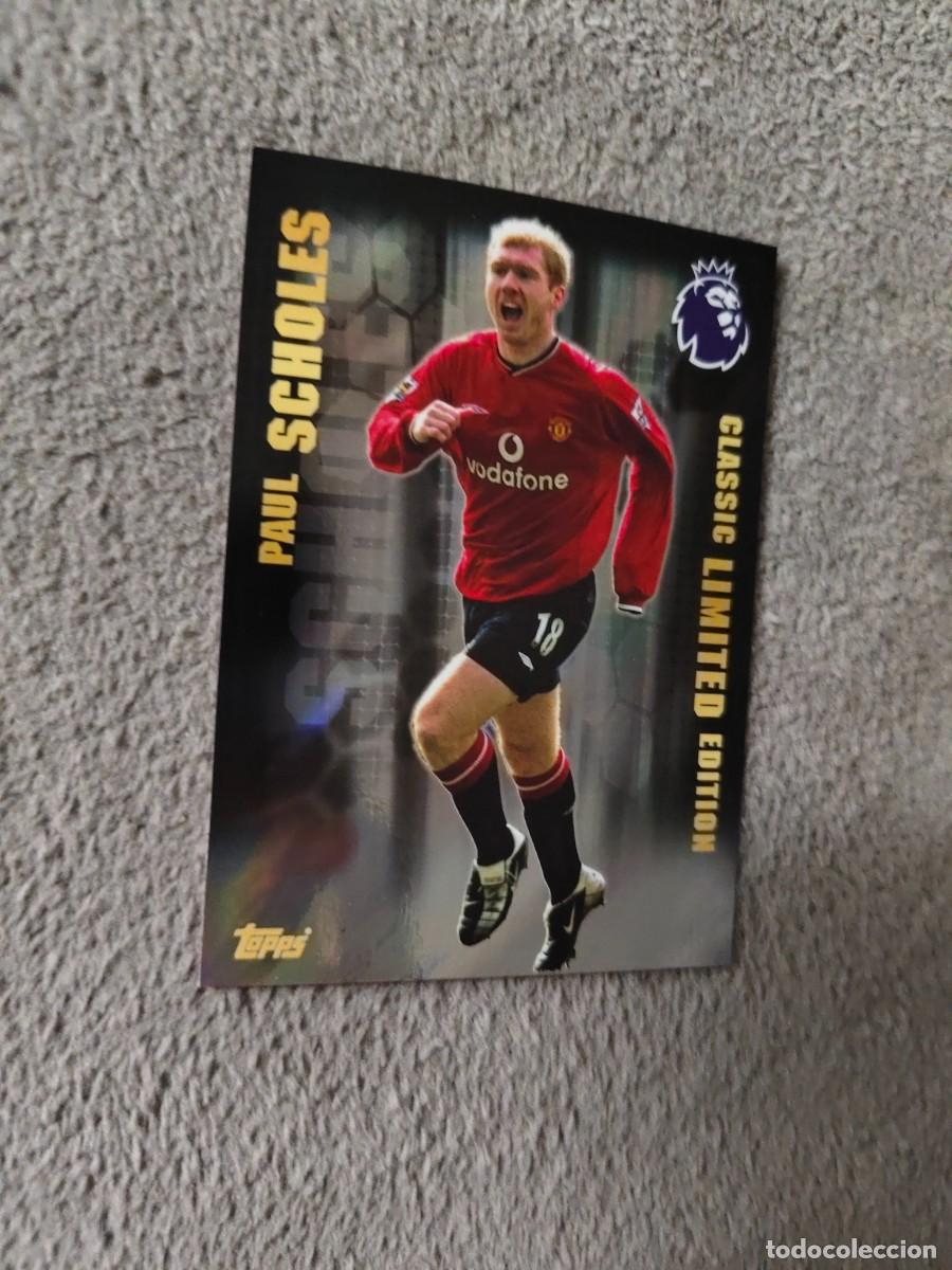 Cartes &agrave; collectionner de Football: LE10 PREMIER LEAGUE 2025 26 PAUL SCHOLES MANCHESTER UNITED LIMITED EDITION CLASSIC TOPPS 25 2026 AAL