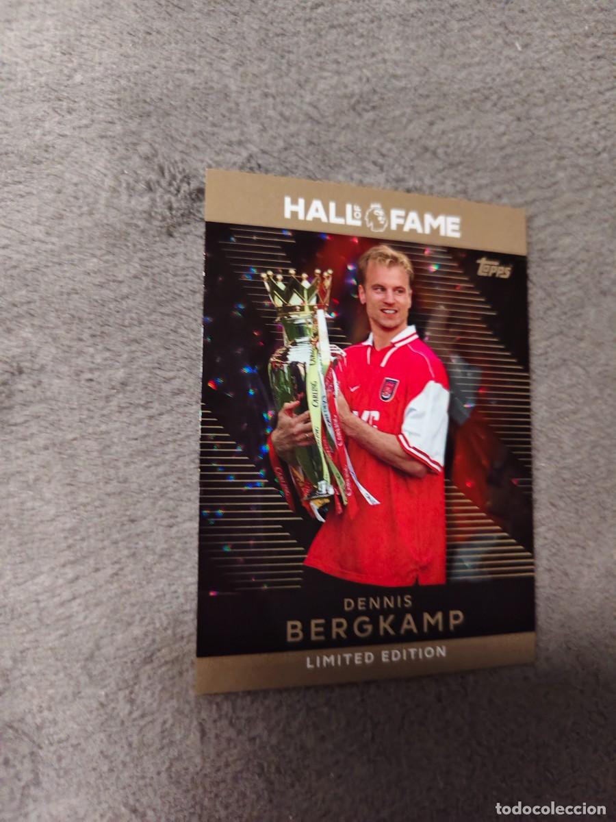 Cromos de Futebol: HOF4 PREMIER LEAGUE 2025 26 DENNIS BERGKAMP ARSENAL LIMITED EDITION HALL OF FAME TOPPS 25 2026 AAL