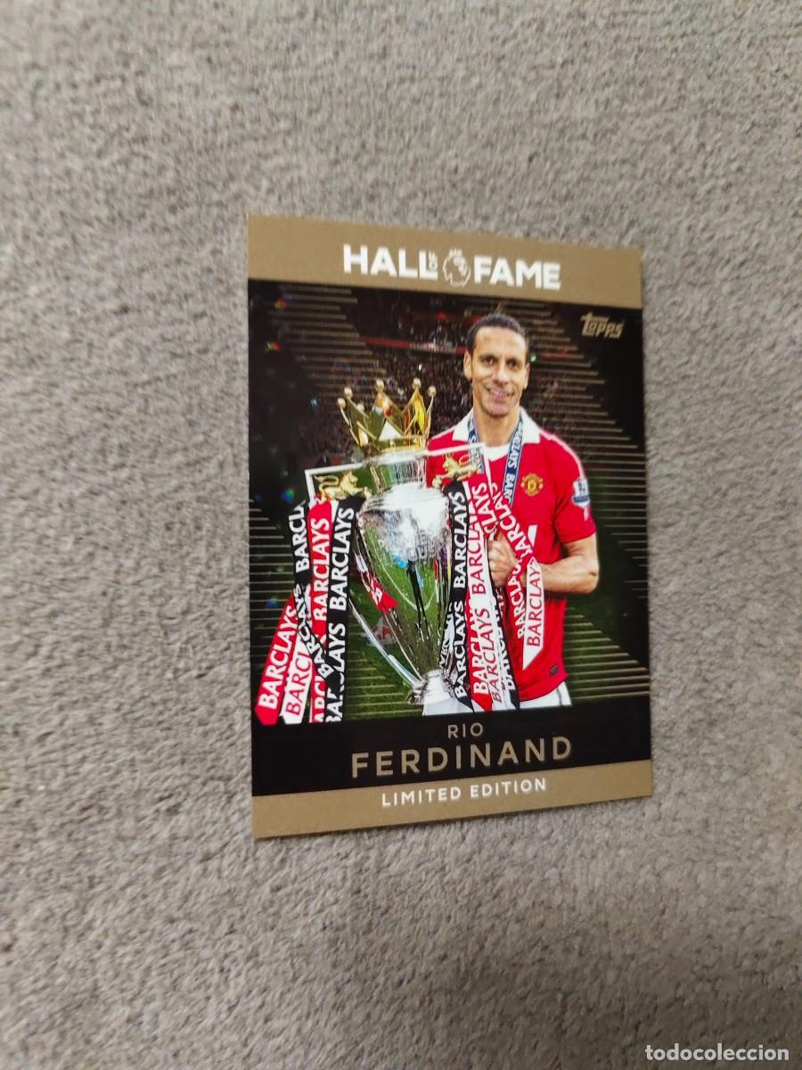 Cromos de Futebol: HOF6 PREMIER LEAGUE 2025 26 RIO FERDINAND MANCHESTER UNITED LIMITED EDITION HALL OF FAME 25 2026 AAL