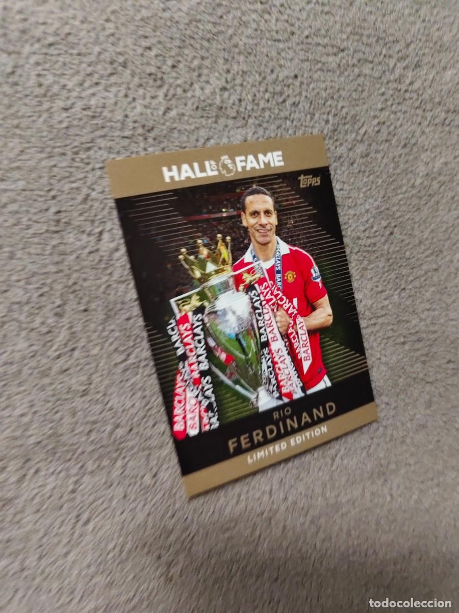 Cromos de Futebol: HOF6 PREMIER LEAGUE 2025 26 RIO FERDINAND MANCHESTER UNITED LIMITED EDITION HALL OF FAME 25 2026 AAL